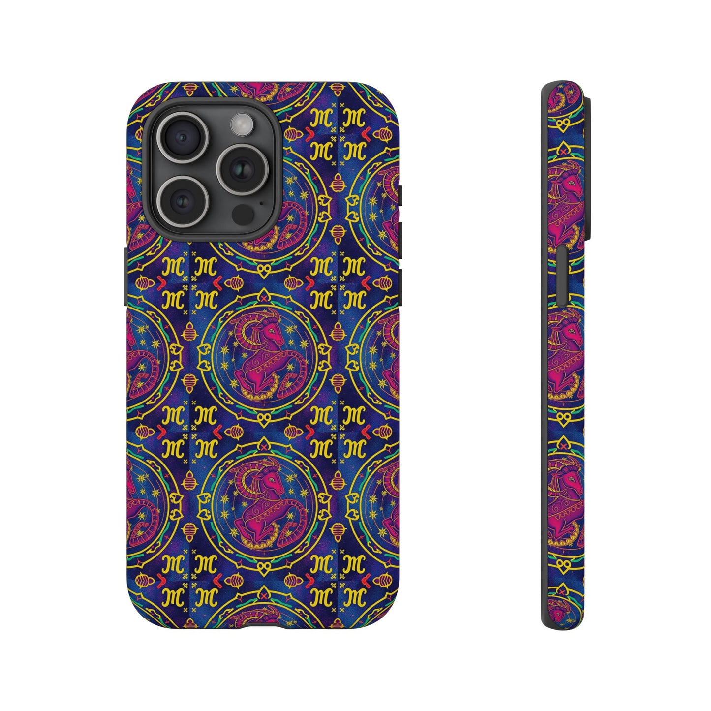 Tough Cases, Capricorn, Zodiac, Metal Pattern