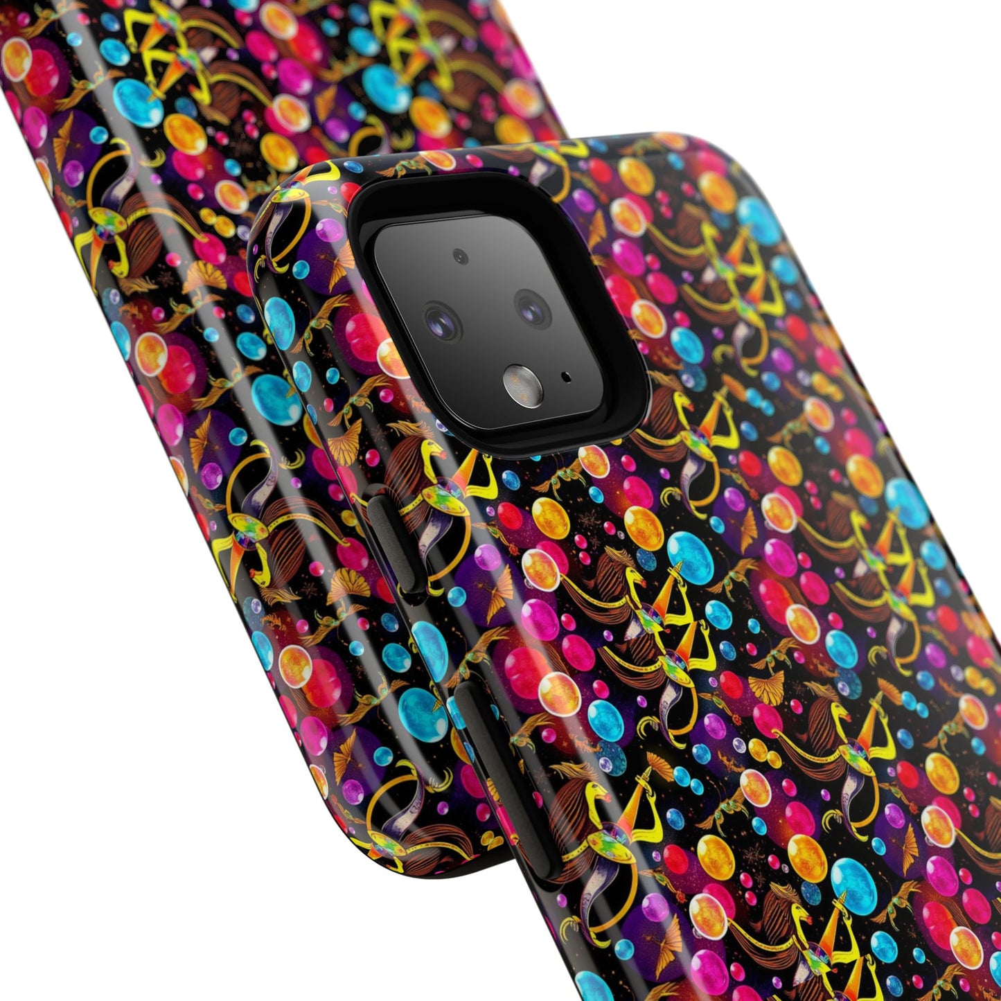 Tough Cases, Sagittarius, Zodiac v1, Bubble Pattern