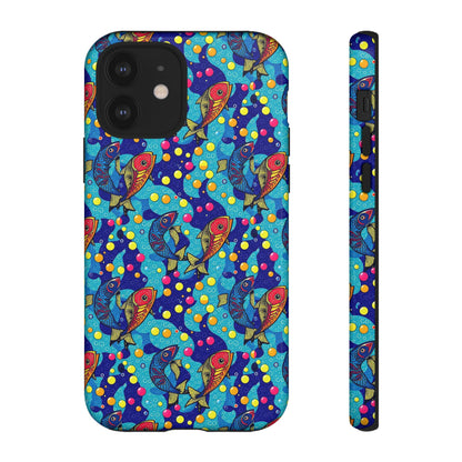 Tough Cases, Pisces, Zodiac v2, Bubble Pattern