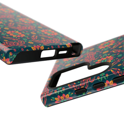 Tough Cases, Cancer, Zodiac v4, Flower Pattern