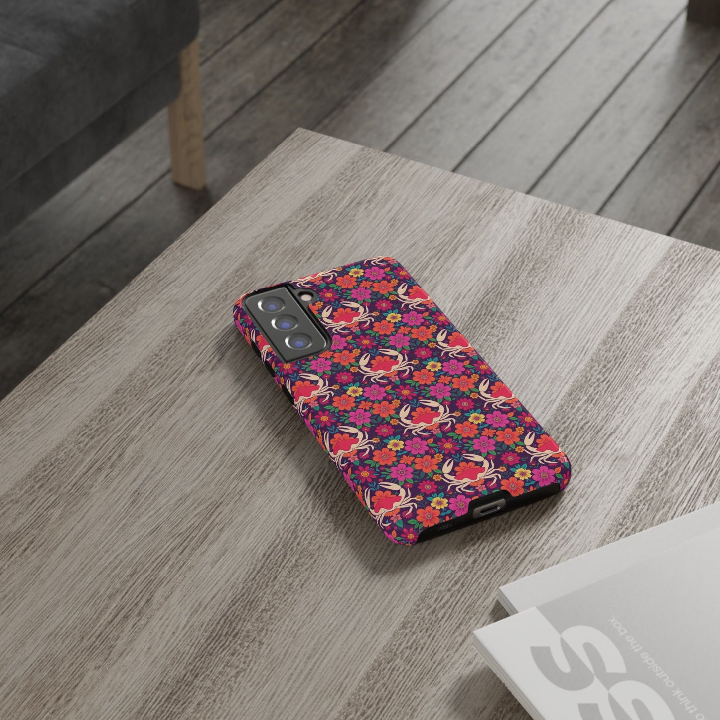 Tough Cases, Cancer, Zodiac v1, Flower Pattern