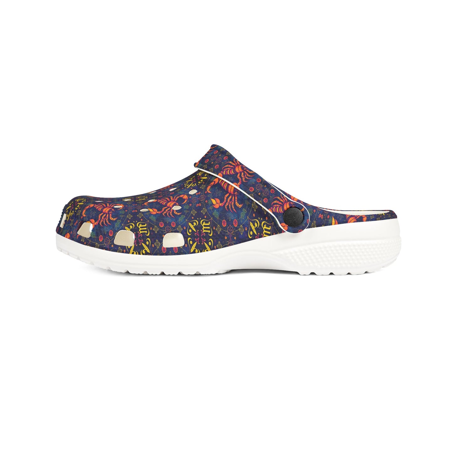 EVA Foam Rubber Shoes, (AOP), Scorpio, Zodiac v3, Pattern