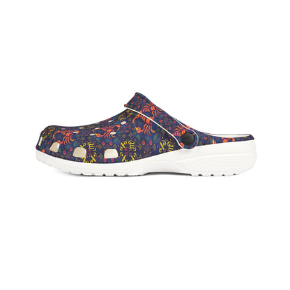 EVA Foam Rubber Shoes, (AOP), Scorpio, Zodiac v3, Pattern
