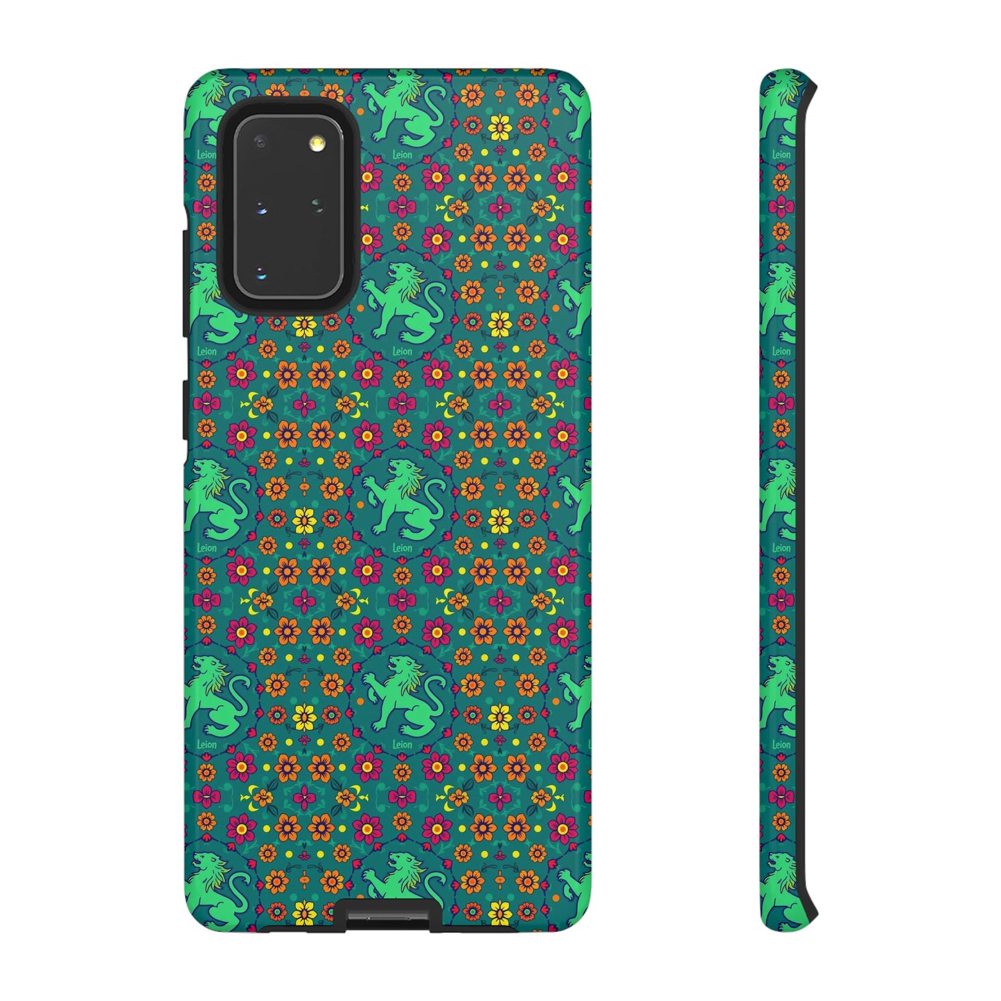 Tough Cases, Leo, Zodiac v3, Flower Pattern