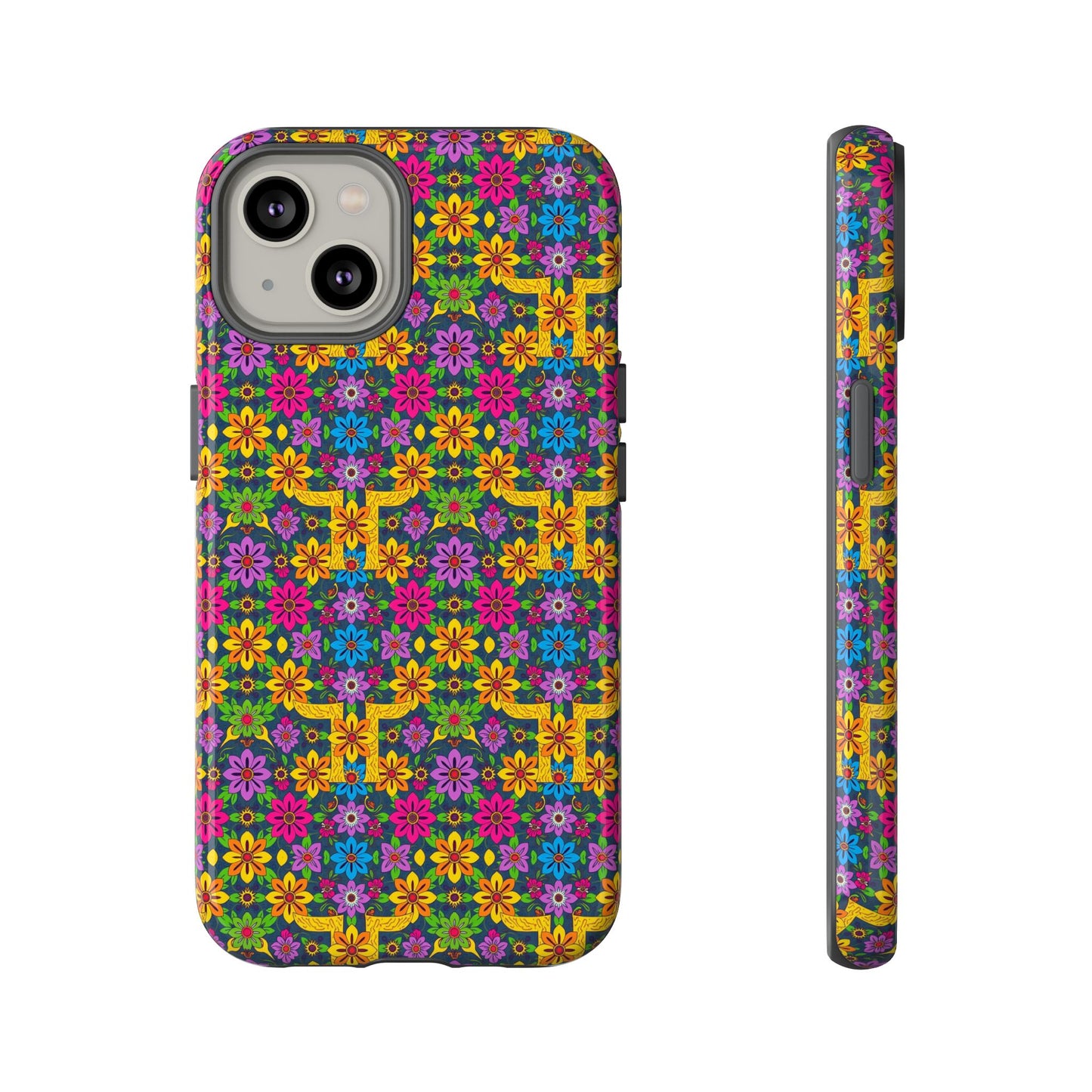 Tough Cases, Gemini, Zodiac v3, Flower Pattern