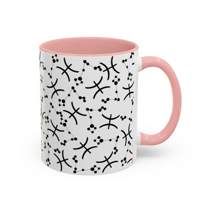 Accent Coffee Mug with the Pisces sign (11, 15oz)
