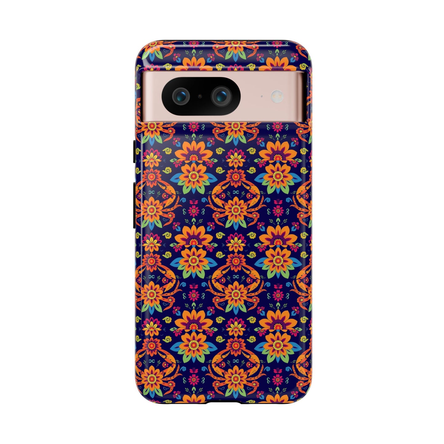 Tough Cases, Cancer, Zodiac, Flower Pattern