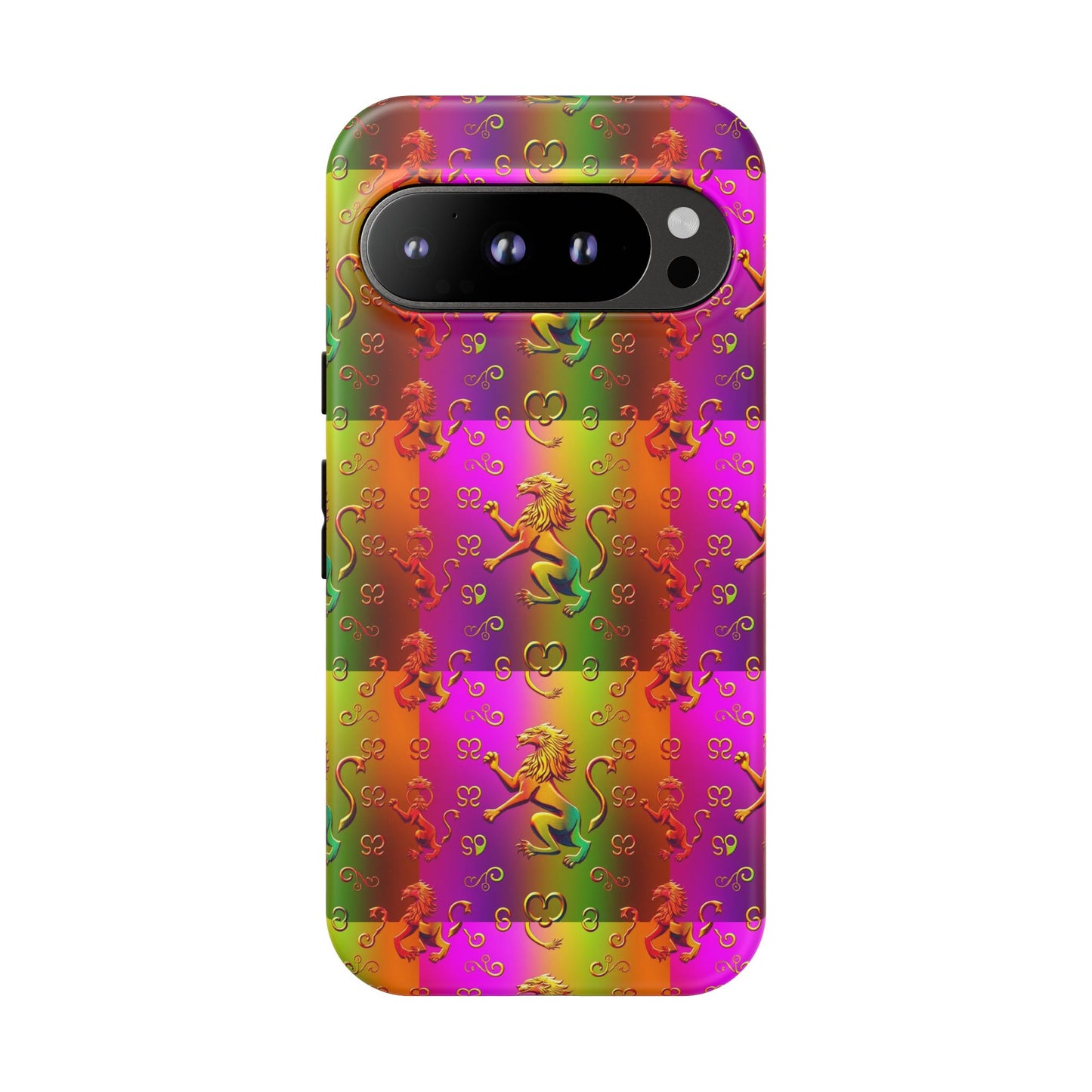 Tough Cases, Leo, Zodiac v1, Metal Pattern