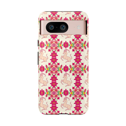 Tough Cases, Capricorn, Zodiac v3, Flower Pattern