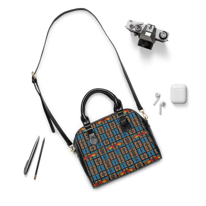 Shoulder Handbag, Pisces, Zodiac, Shapes Pattern