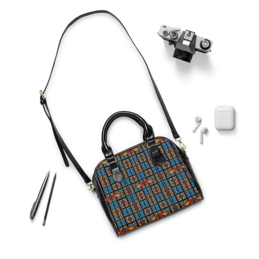 Shoulder Handbag, Pisces, Zodiac, Shapes Pattern