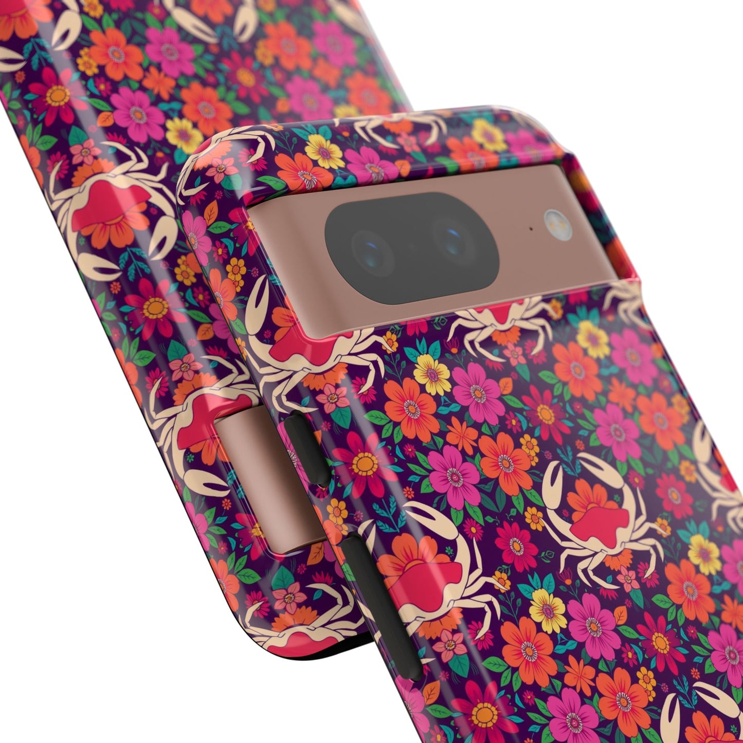 Tough Cases, Cancer, Zodiac v1, Flower Pattern