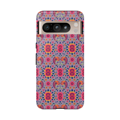 Tough Cases, Pisces, Zodiac v3, Flower Pattern