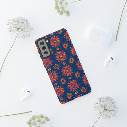 Tough Cases, Gemini, Zodiac v2, Flower Pattern