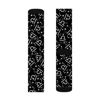 Zodiac Sublimation Socks Libra Zodiac sign