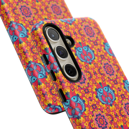 Tough Cases, Pisces, Zodiac v1, Flower Pattern