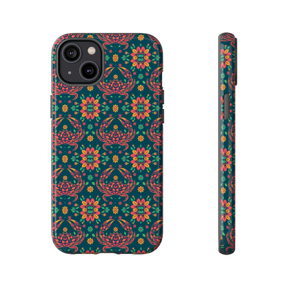 Tough Cases, Cancer, Zodiac v4, Flower Pattern