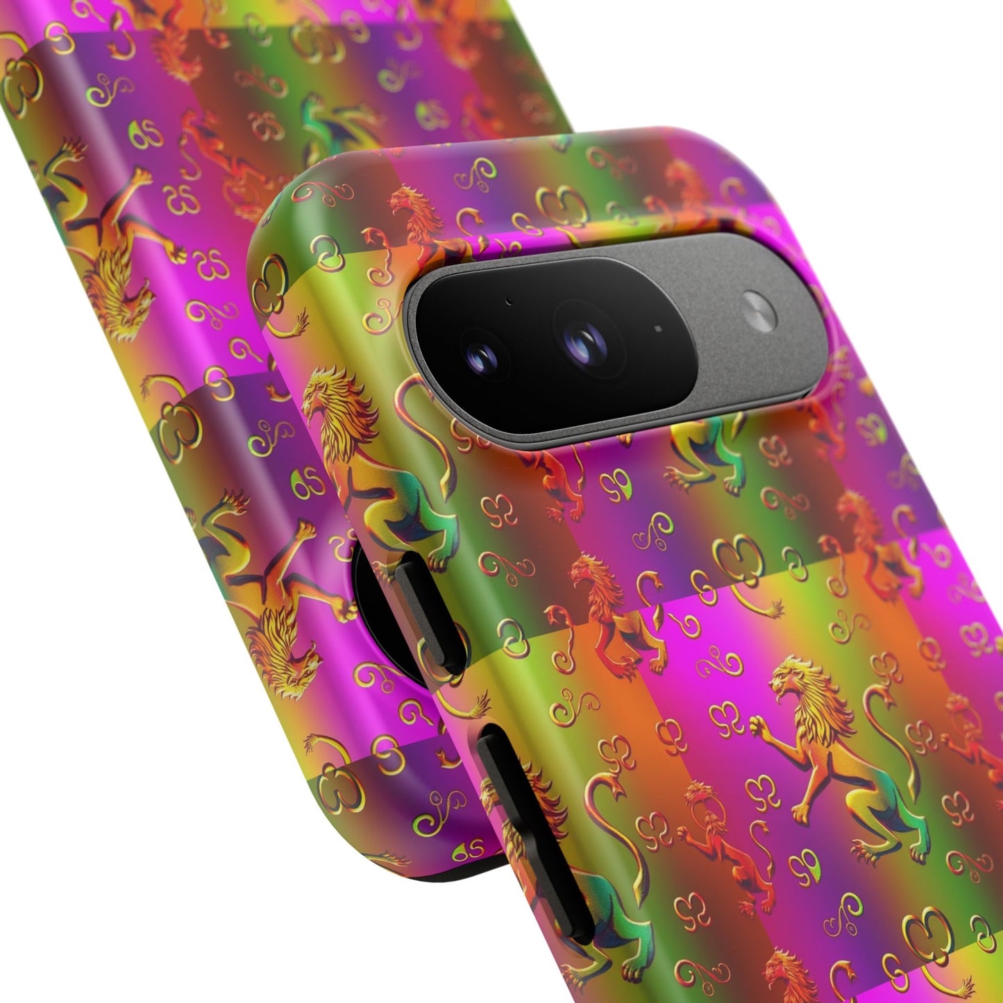 Tough Cases, Leo, Zodiac v1, Metal Pattern