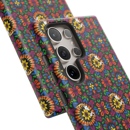 Tough Cases, Capricorn, Zodiac v2, Flower Pattern