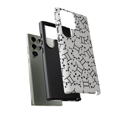 Tough Cases with the Gemini Zodiac sign for iPhone, Samsung Galaxy, and Google Pixel devices