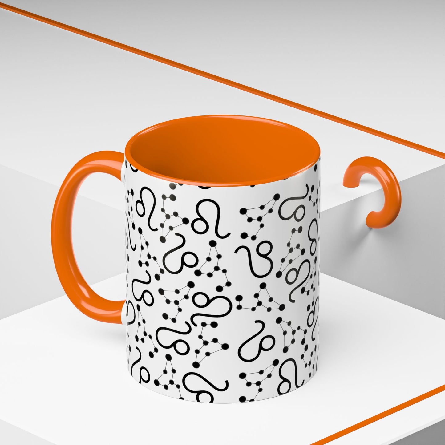 Accent Coffee Mug with the Leo sign (11, 15oz)
