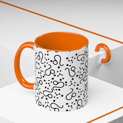 Accent Coffee Mug with the Leo sign (11, 15oz)