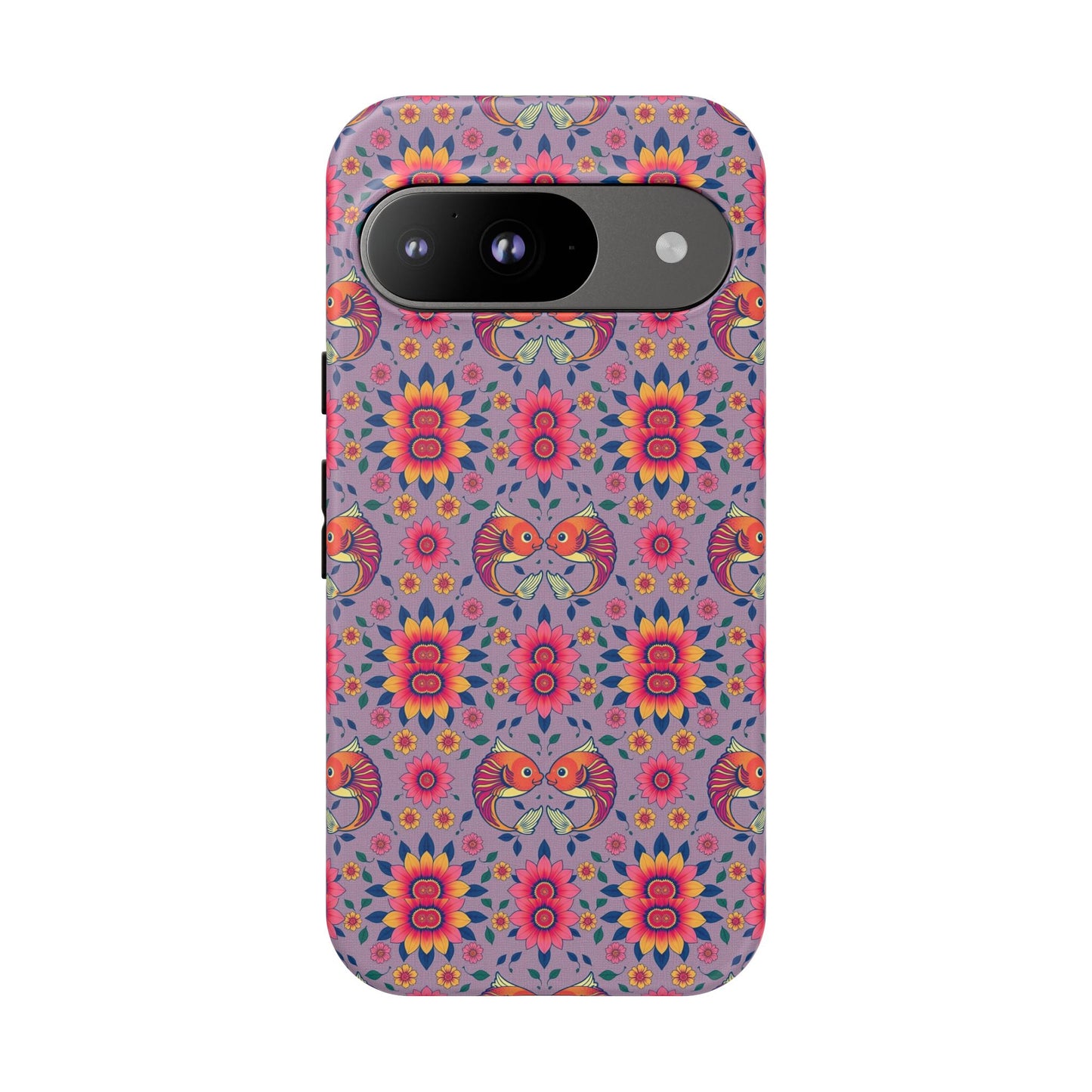Tough Cases, Pisces, Zodiac v3, Flower Pattern