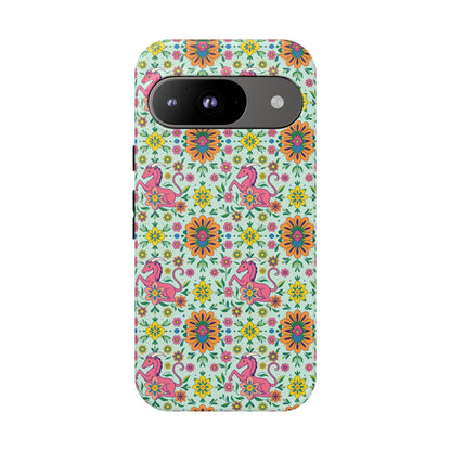 Tough Cases, Aquarius, Zodiac, Flower Pattern
