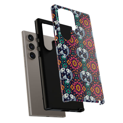 Tough Cases, Pisces, Zodiac v4, Flower Pattern
