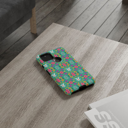 Tough Cases, Aquarius, Zodiac v4, Flower Pattern