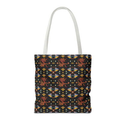 Tote Bag (AOP), Virgo, Zodiac, Jewel Pattern