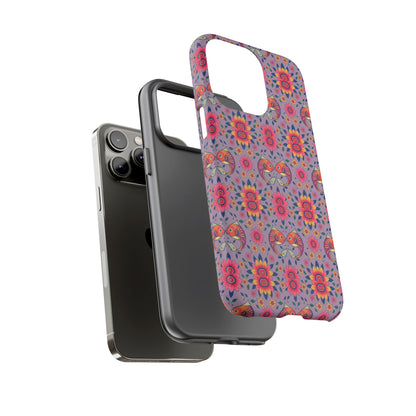 Tough Cases, Pisces, Zodiac v3, Flower Pattern