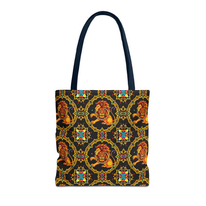 Tote Bag (AOP), Leo, Zodiac, Jewel Pattern