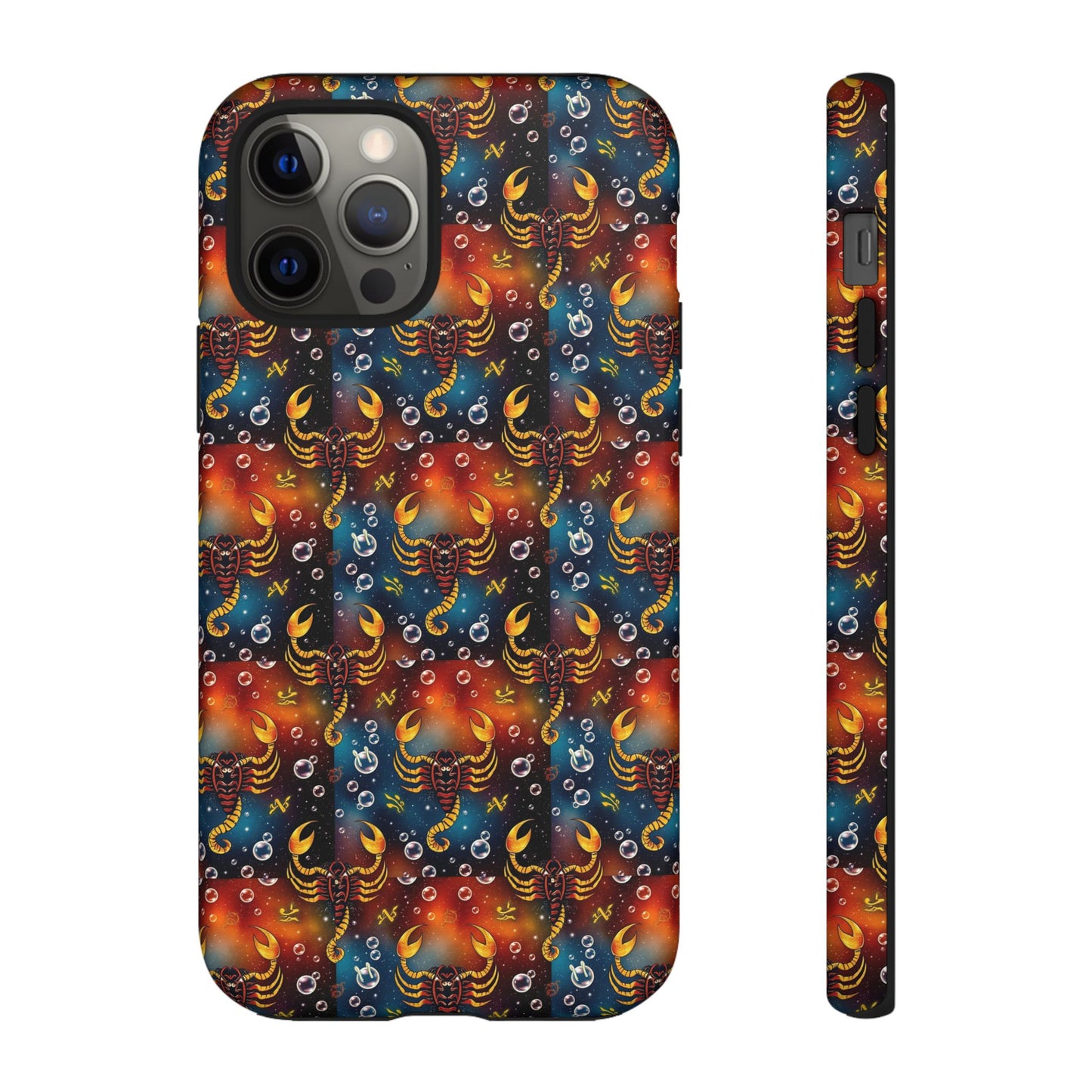 Tough Cases, Scorpio, Zodiac v2, Bubble Pattern