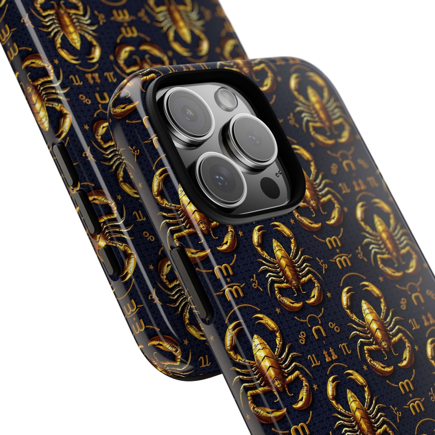 Tough Cases, Scorpio, Zodiac, Metal Pattern