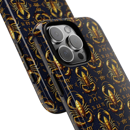 Tough Cases, Scorpio, Zodiac, Metal Pattern
