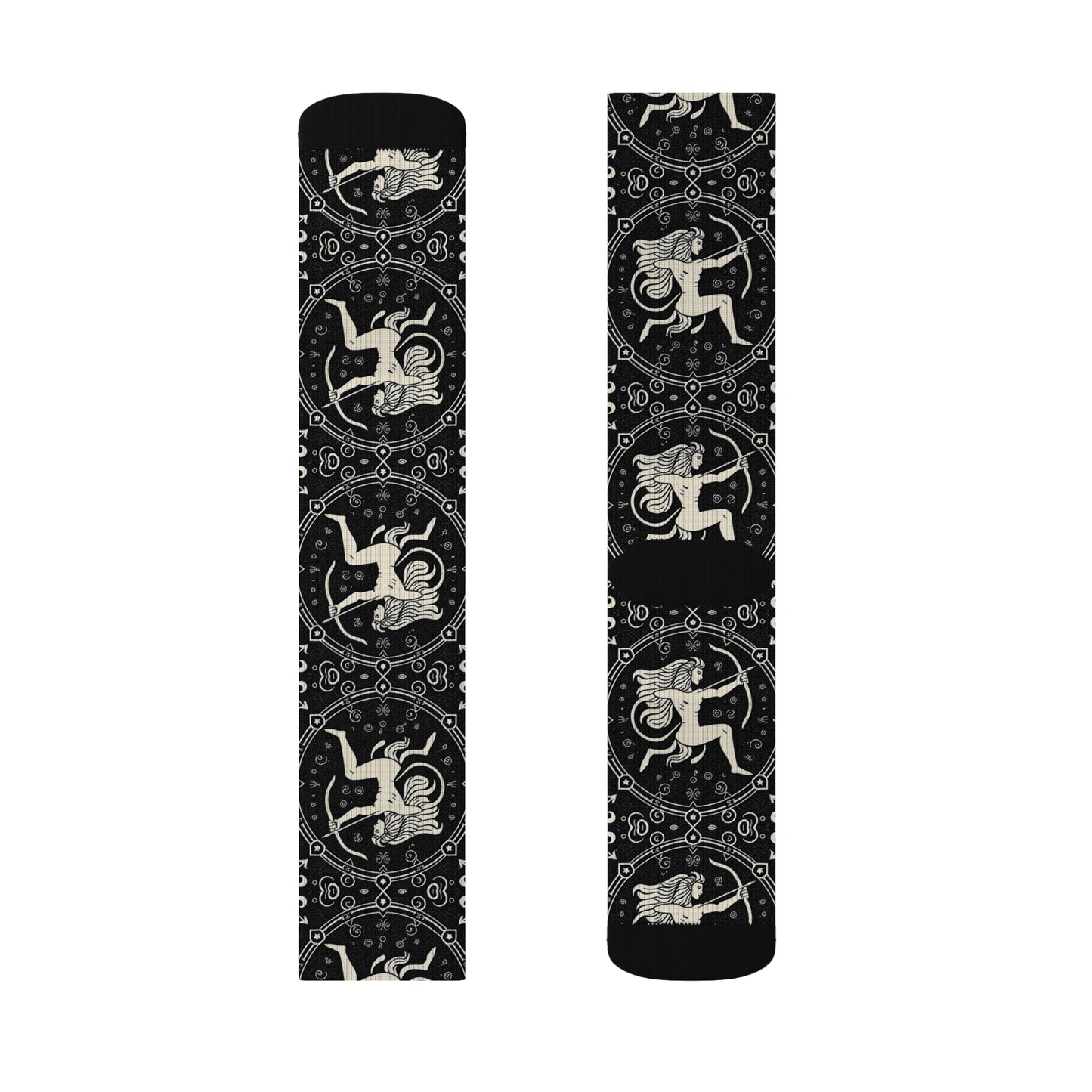 Sublimation Socks, Sagittarius, Zodiac, Pattern