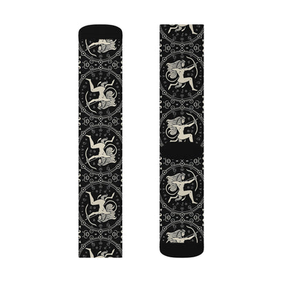 Sublimation Socks, Sagittarius, Zodiac, Pattern