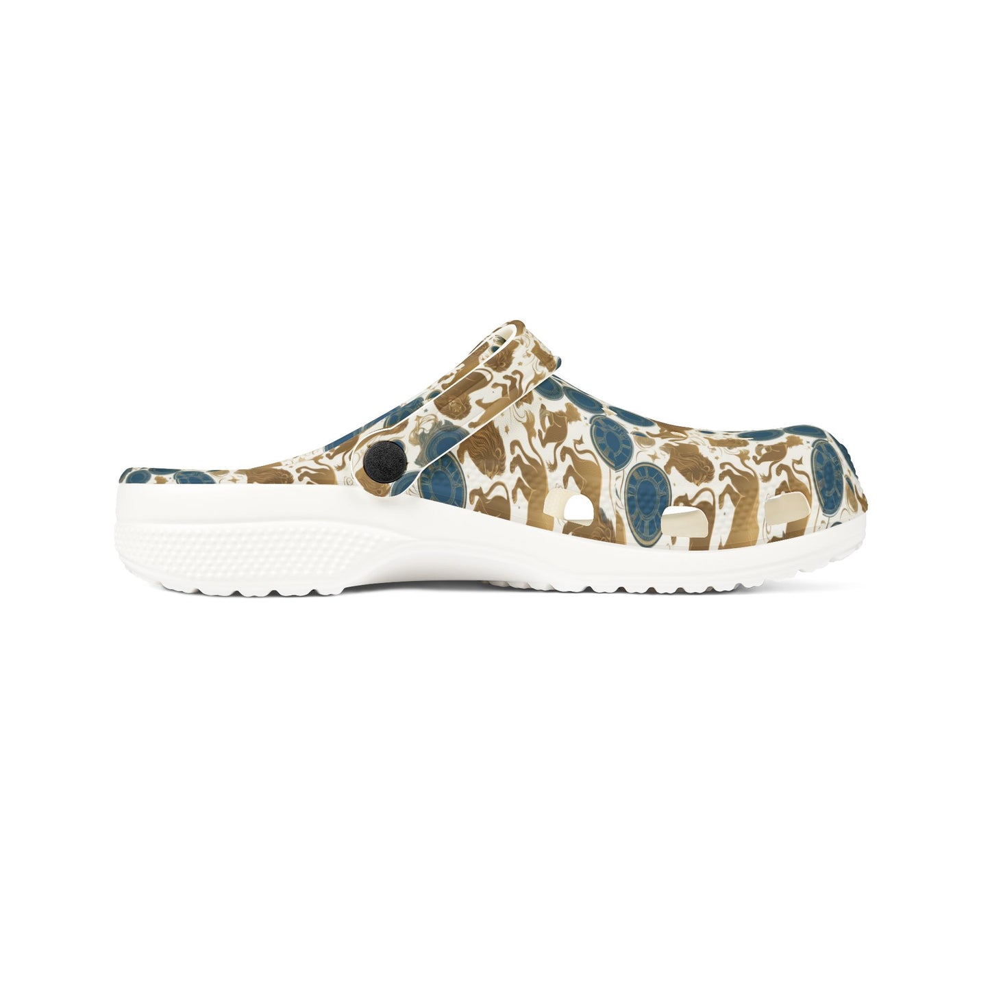 EVA Foam Rubber Shoes, (AOP), Leo, Zodiac, Pattern
