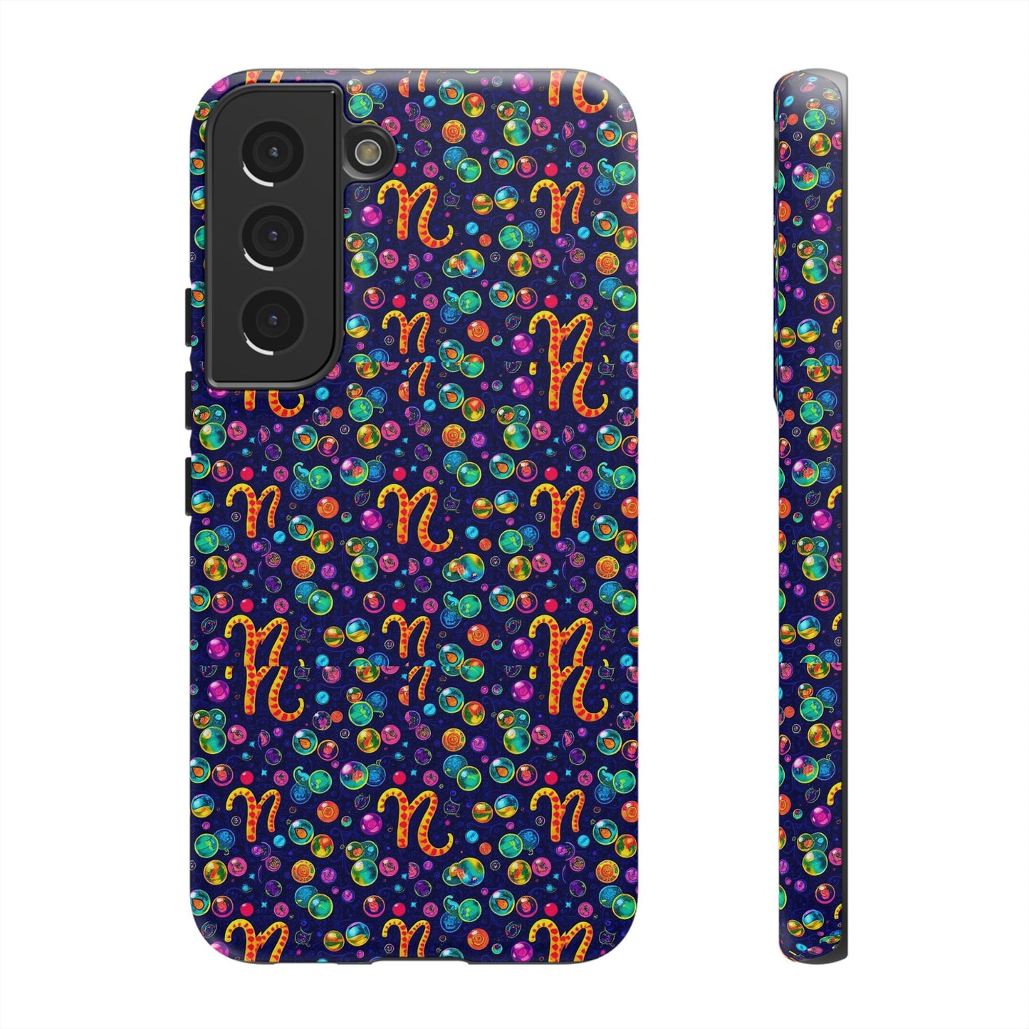 Tough Cases, Aquarius, Zodiac, Bubble Pattern