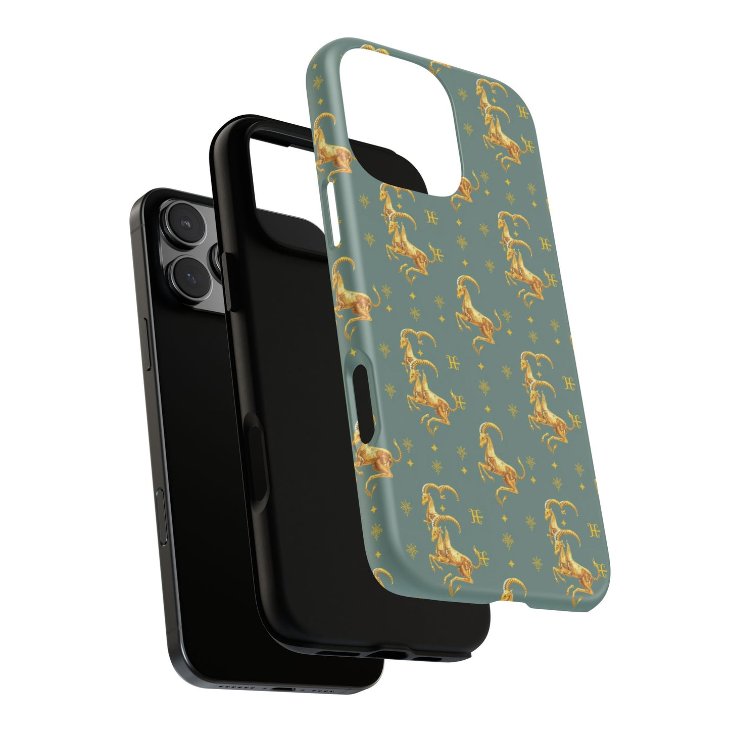 Tough Cases, Capricorn, Zodiac v1, Metal Pattern