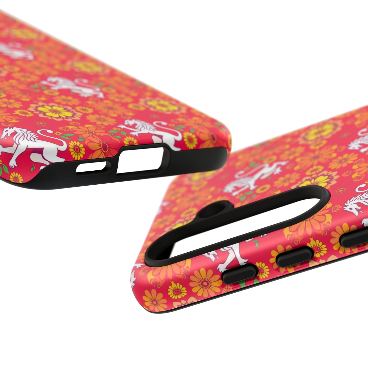 Tough Cases, Leo, Zodiac v4, Flower Pattern