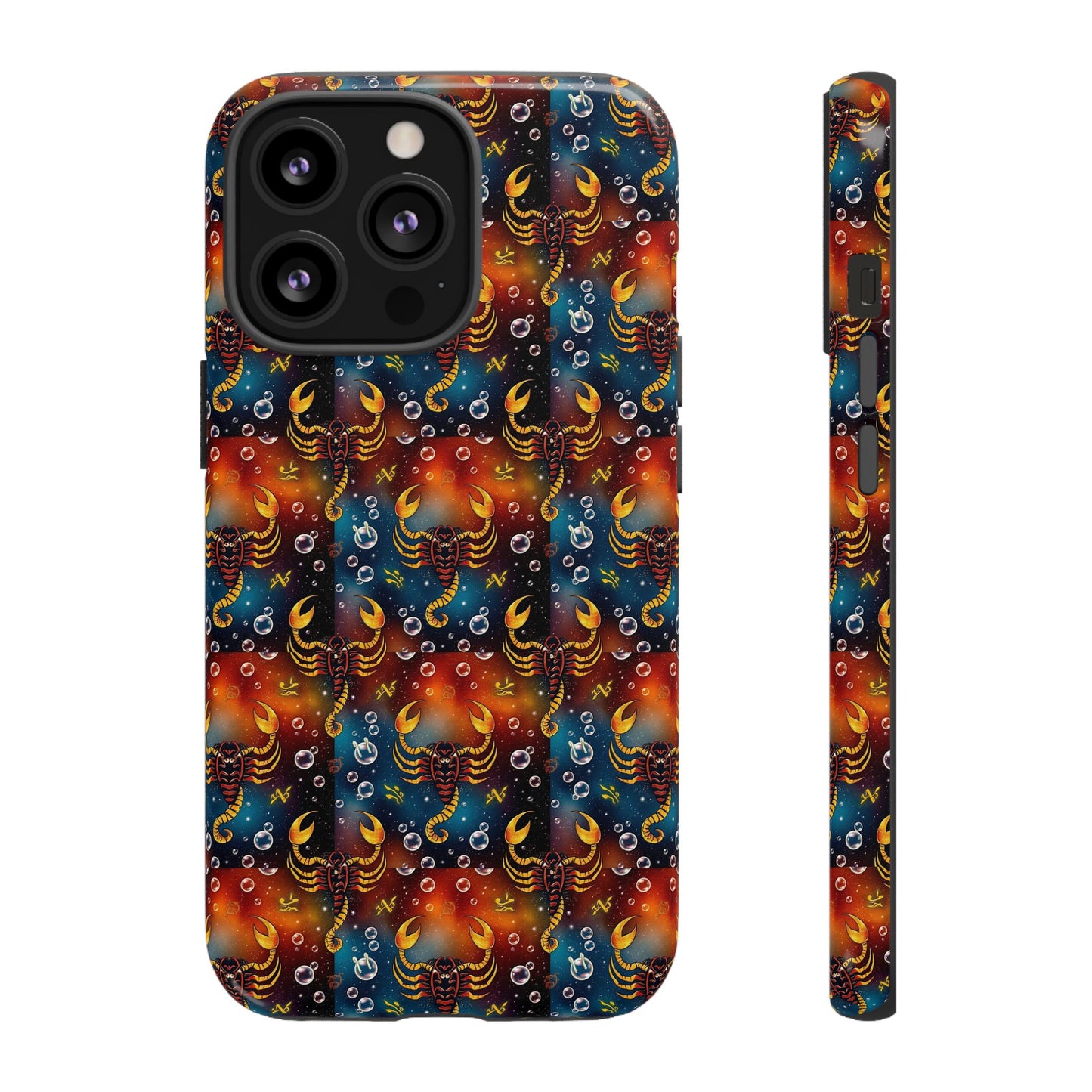 Tough Cases, Scorpio, Zodiac v2, Bubble Pattern