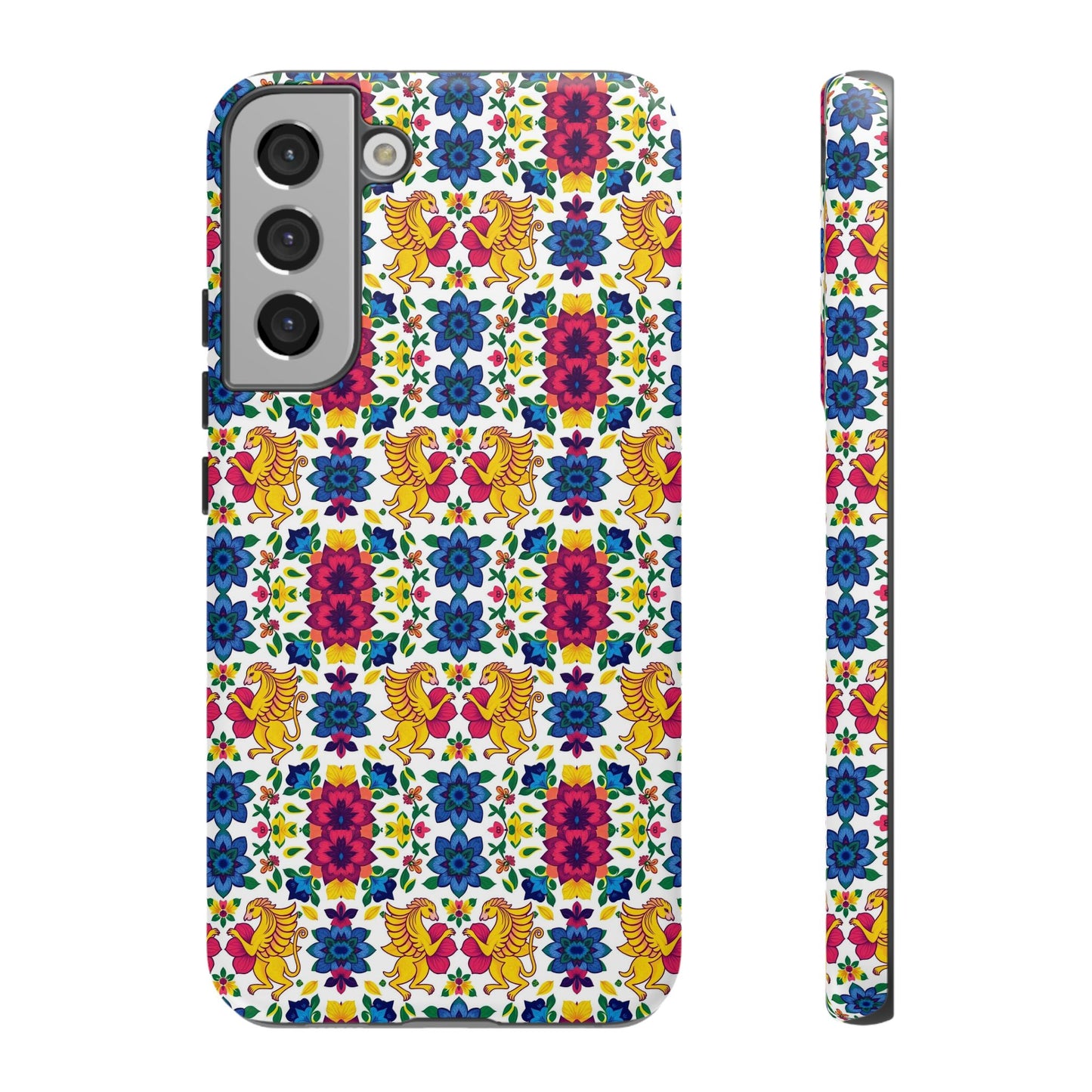 Tough Cases, Gemini, Zodiac, Flower Pattern