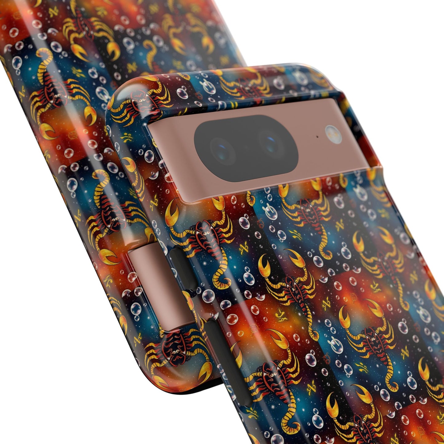 Tough Cases, Scorpio, Zodiac v2, Bubble Pattern