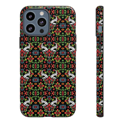 Tough Cases, Taurus, Zodiac v2, Flower Pattern