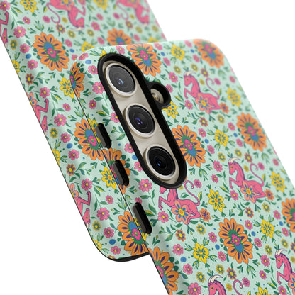 Tough Cases, Aquarius, Zodiac, Flower Pattern