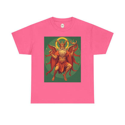 Unisex Heavy Cotton T-Shirt, Aries God, Zodiac Design
