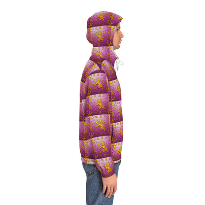 Full-Zip Hoodie (AOP), Leo, Zodiac v1, Pattern