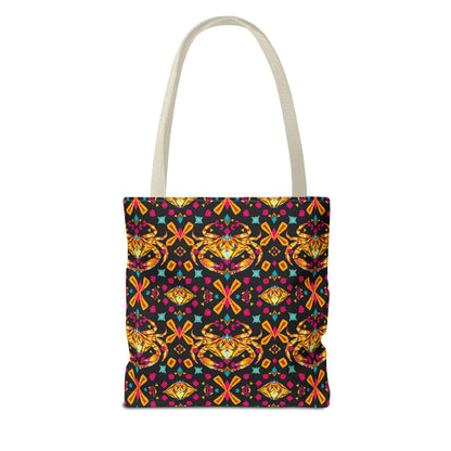 Tote Bag (AOP), Cancer, Zodiac v1, Jewel Pattern